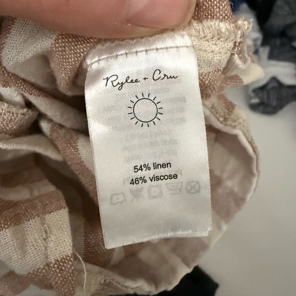 Rylee & Cru Striped Baby Overalls - Picture 2 of 7